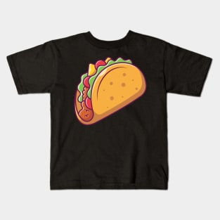 Taco cartoon Kids T-Shirt